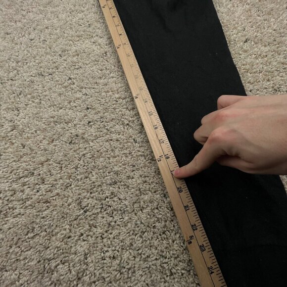 Patagonia Black Fleece Pants Size XS Sweatpants w Snap Pocket Tapered Leg - Picture 10 of 11